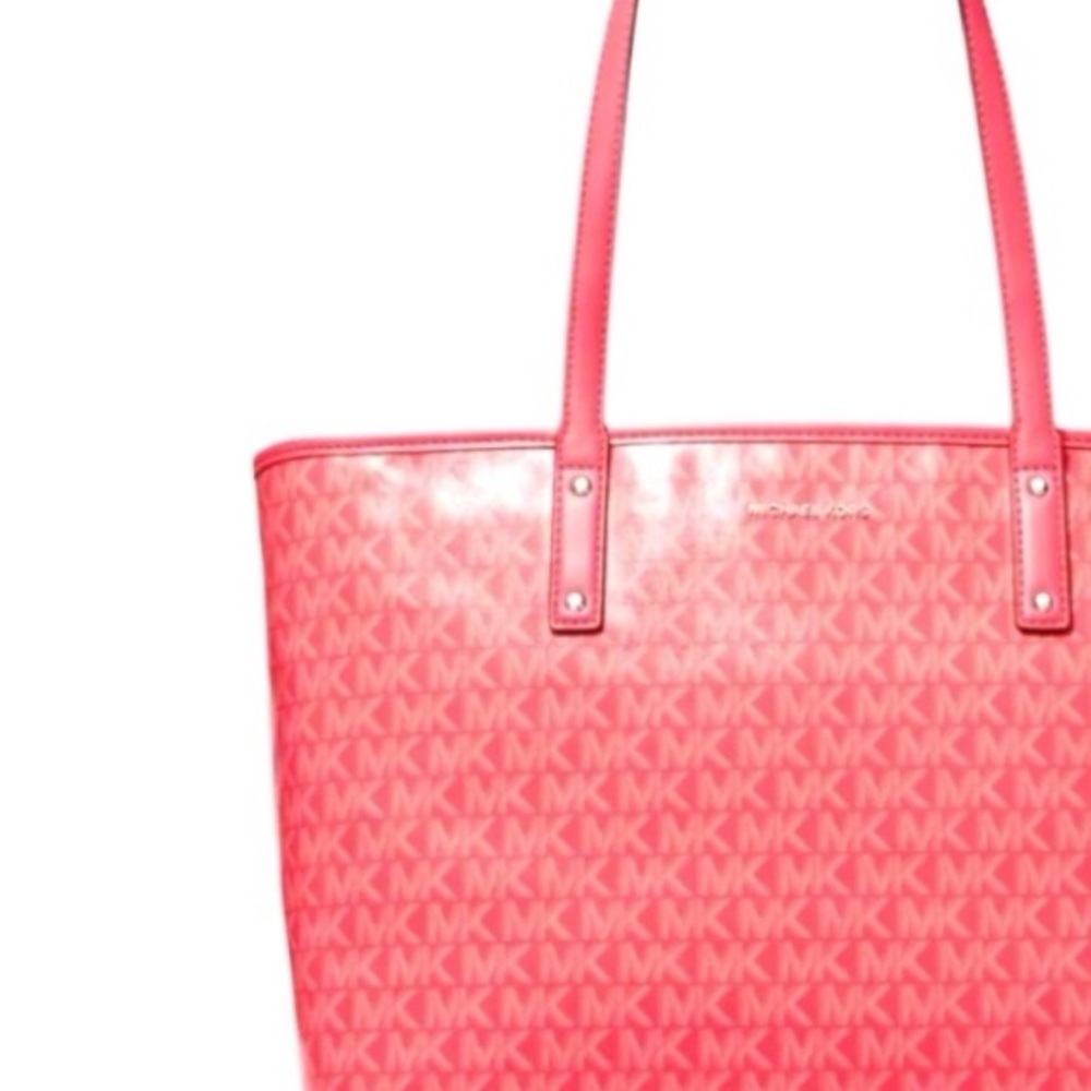 Michael Kors Vibrant Pink Logo Tote